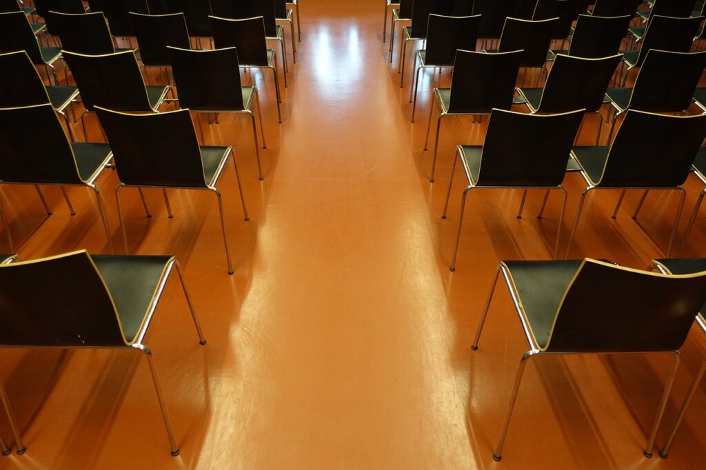 auditorium, chairs, audience